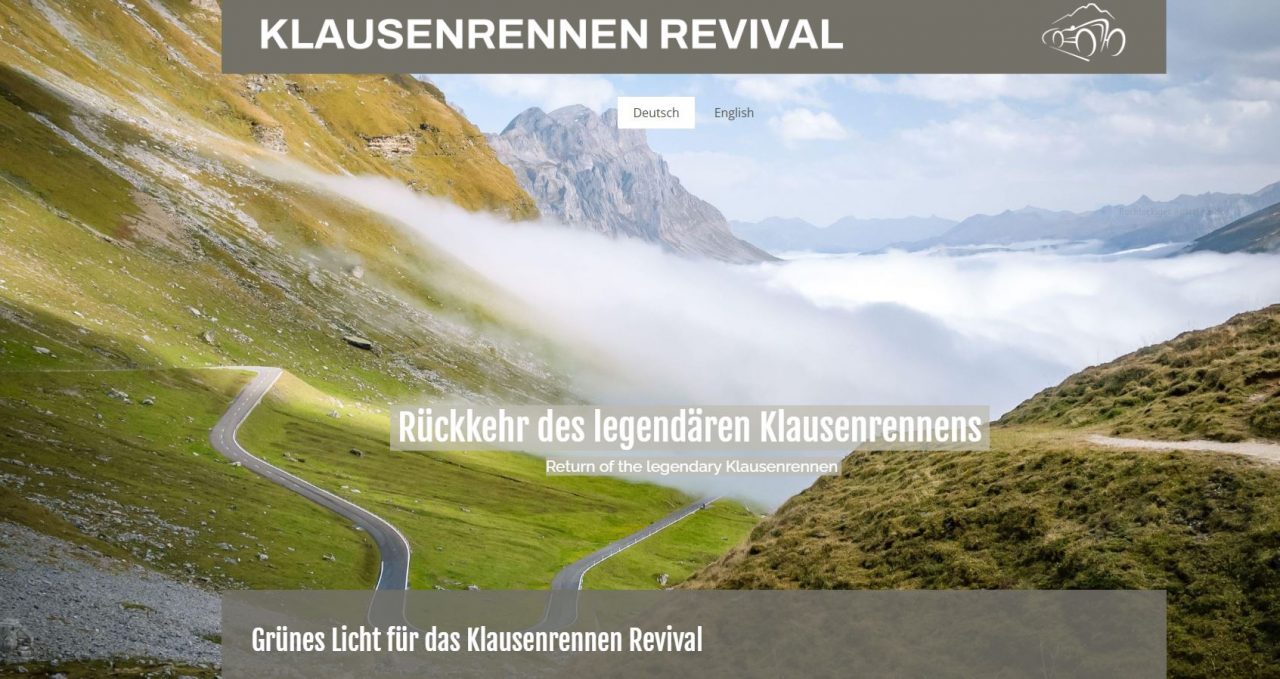 2025  Klausenrennen 2026 – neuer Name – neue Webseite…